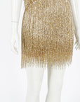 Nadine Merabi 'Sadie' Beaded Fringe Dress size XS