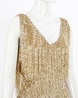 Nadine Merabi 'Sadie' Beaded Fringe Dress size XS