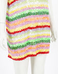 Ashish Striped Sequin Dress Size XS