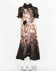 Zimmermann 'Luminosity' Lift Off Flower Midi Dress Size 3