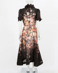 Zimmermann 'Luminosity' Lift Off Flower Midi Dress Size 3