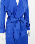 Khirzad Femme Silk Blend Trench Coat Size XS