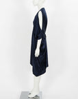 Camilla 'Solid Navy' Short Kaftan With Hardware Size O/S