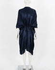 Camilla 'Solid Navy' Short Kaftan With Hardware Size O/S