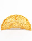 Alma Large Woven Taco Clutch