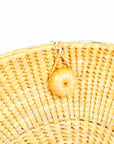 Alma Large Woven Taco Clutch