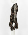 Zimmermann 'Maples' Feathery Wrap Mini Dress Size 0