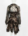 Zimmermann 'Maples' Feathery Wrap Mini Dress Size 0