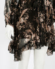 Zimmermann 'Maples' Feathery Wrap Mini Dress Size 0