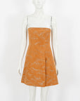 Scanlan Theodore Tinsel Taffeta Mini Dress Size 8