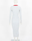 Staud 'Shoko' Striped Button Sweater/Dress Size M