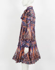 Zimmermann 'Celestial' Ruched Mini Dress Size 2