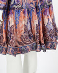 Zimmermann 'Celestial' Ruched Mini Dress Size 2