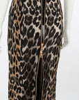 Balmain High-Rise Leopard-Print Midi Skirt Size FR 38 | AU 10