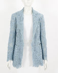 Ermanno Scervino Sculpture Cinched Lace Blazer Size IT 42 | AU 10