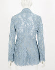 Ermanno Scervino Sculpture Cinched Lace Blazer Size IT 42 | AU 10