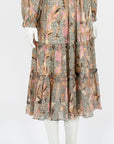 Ulla Johnson 'Paola' Lurex Midi Dress Size US 6 | AU 10