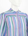 Zimmermann 'Poppy' Stripe Cotton Shirt Size 1