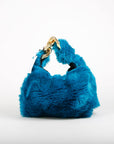 JW Anderson Faux Fur Chain Hobo Bag Size S