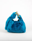 JW Anderson Faux Fur Chain Hobo Bag Size S