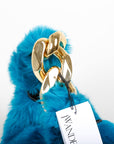 JW Anderson Faux Fur Chain Hobo Bag Size S