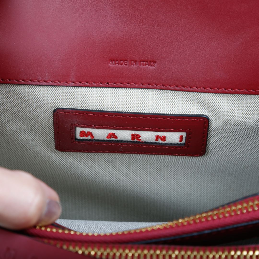 Marni Leather Trunk bag Size M