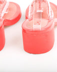 Chanel CC Thong Sandals Size 38