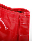 Yves Saint Rive Gauche Laurent Croc Embossed Patent Leather Tote