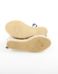 Gucci Sylvie Web Espadrille Wedges Size 38.5
