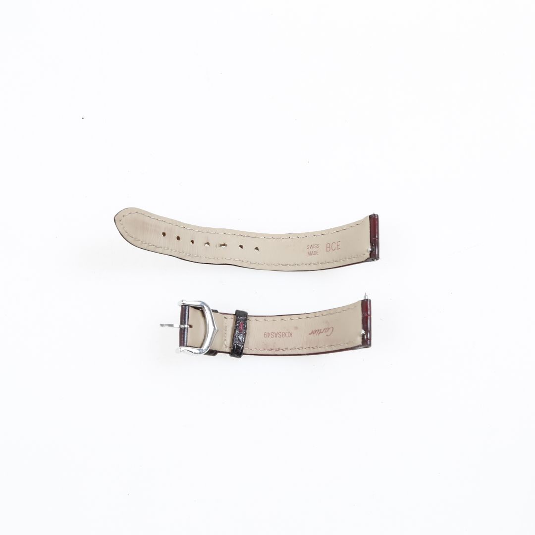 Cartier Tank Must Watch and Small Alligator Watch Band