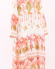 Emporio Sirenuse Giada Winter Garden Long Dress Size IT 50 | AU 18