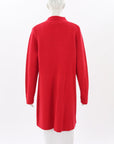 Cable Melbourne Merino Wool Ribbed Long Cardigan Size L