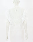 Isabel Marant 'Tizaina' Ruffle Broderie Anglaise Top Size FR 34 | AU 6