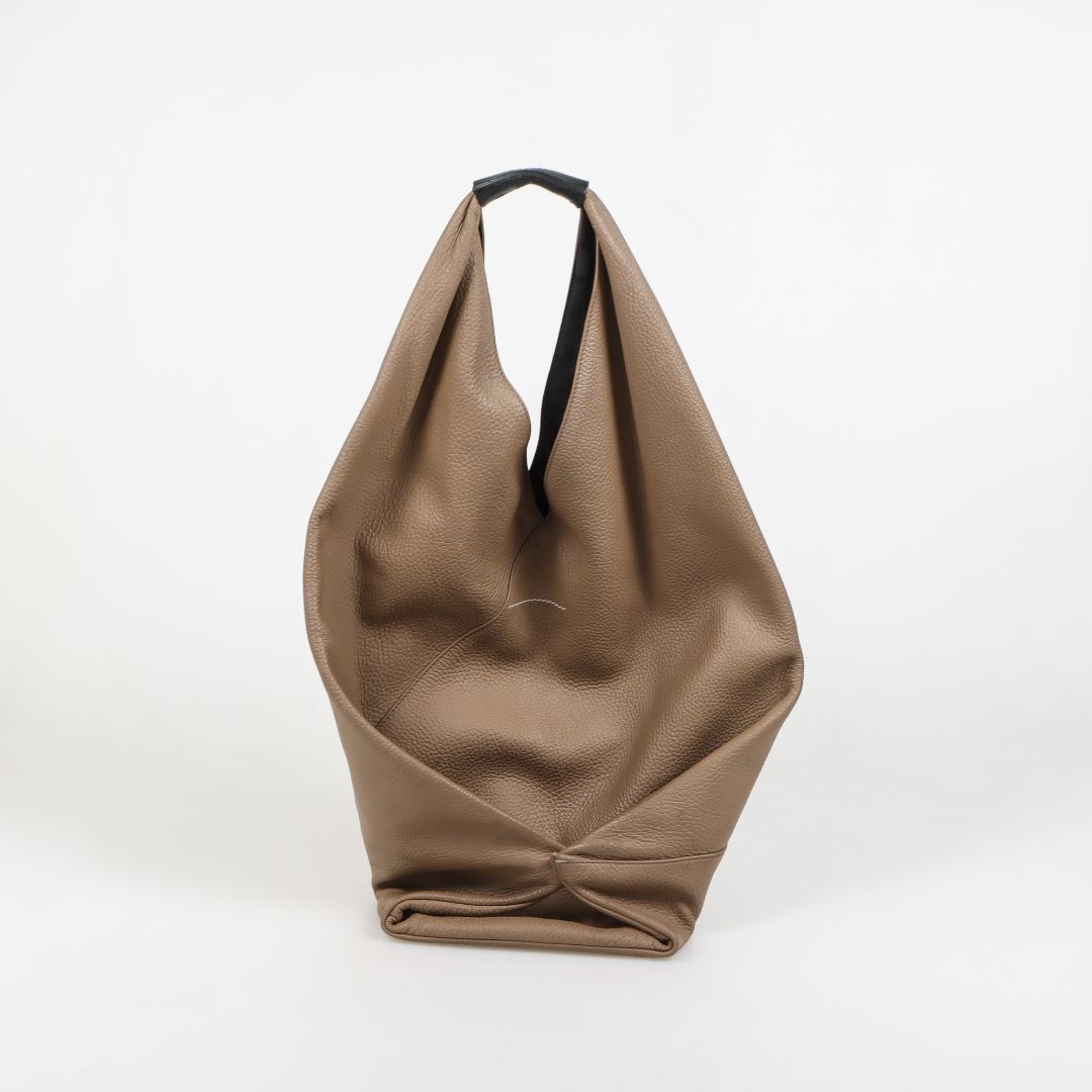 MM6 Maison Margiela Japanese Leather Triangle Tote Bag