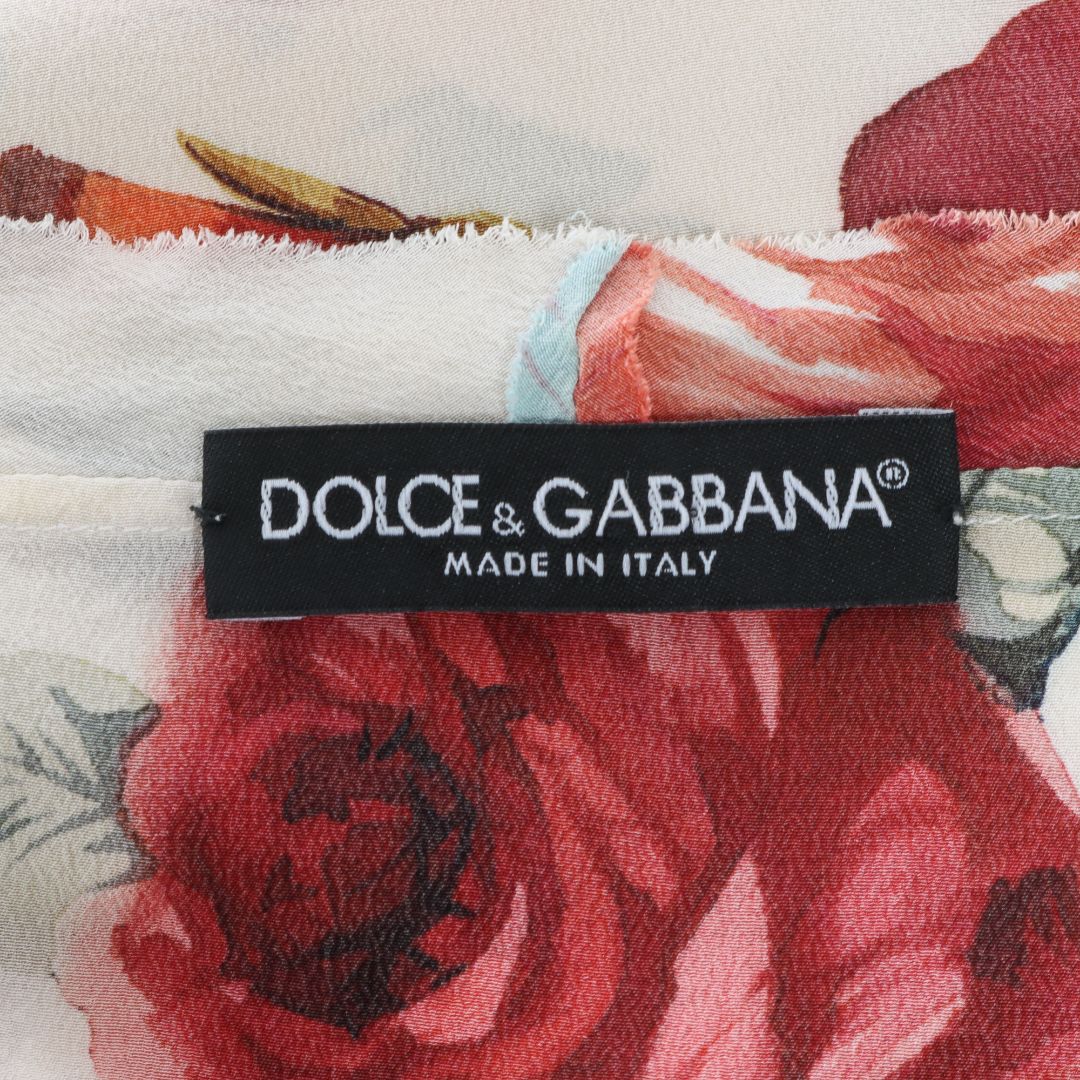 Dolce &amp; Gabbana Silk Print Blouse Size IT 38 | AU 6