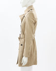 Burberry Double Breasted Trench Coat Size UK 6