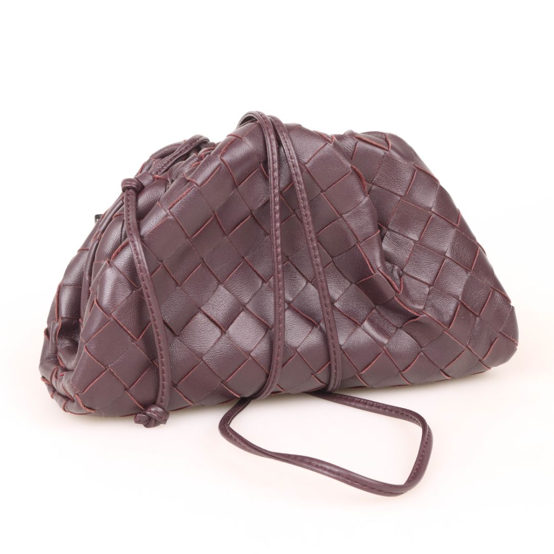 Bottega Veneta Mini Intrecciato Leather Pouch