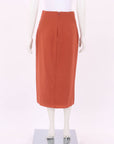 Scanlan Theodore Silk Pencil Skirt Size 6