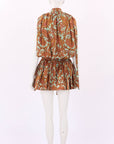 Zimmermann 'Tiggy' Drawcord Mini Dress Size 0