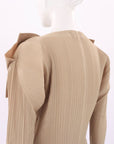 Issey Miyake Pleated Long Sleeve Top and Skirt Size M