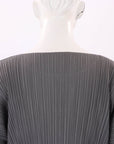 Issey Miyake Pleated Long Sleeve Top Size M