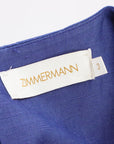 Zimmermann 'Tama' V Neck Mini Dress Size 3