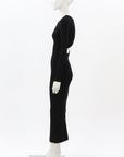 Sir The Label Ribbed Knit Long Sleeve Dress Size 0