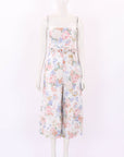 Zimmermann 'Bowie' Strapless Linen Jumpsuit Size 1