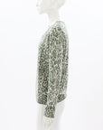 Equipment Cashmere Animal Print Jumper Size M