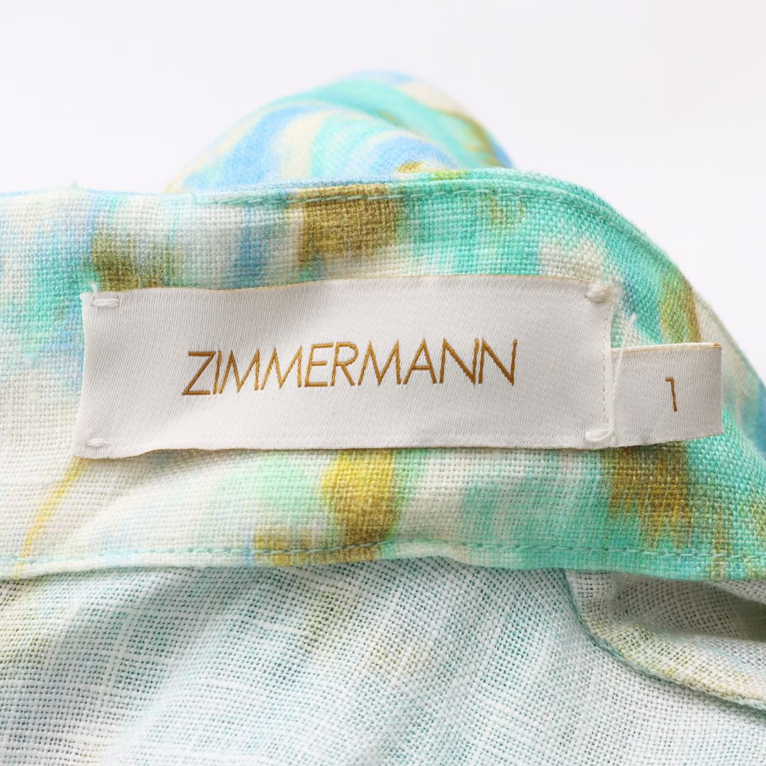 Zimmermann &#39;High Tide&#39; Belted Mini Dress Size 1