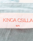 Kinga Csilla Linen Embroidered Blouse Size 8