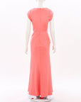 By Nicola 'Benita' V Neck Maxi Dress Size AU 8