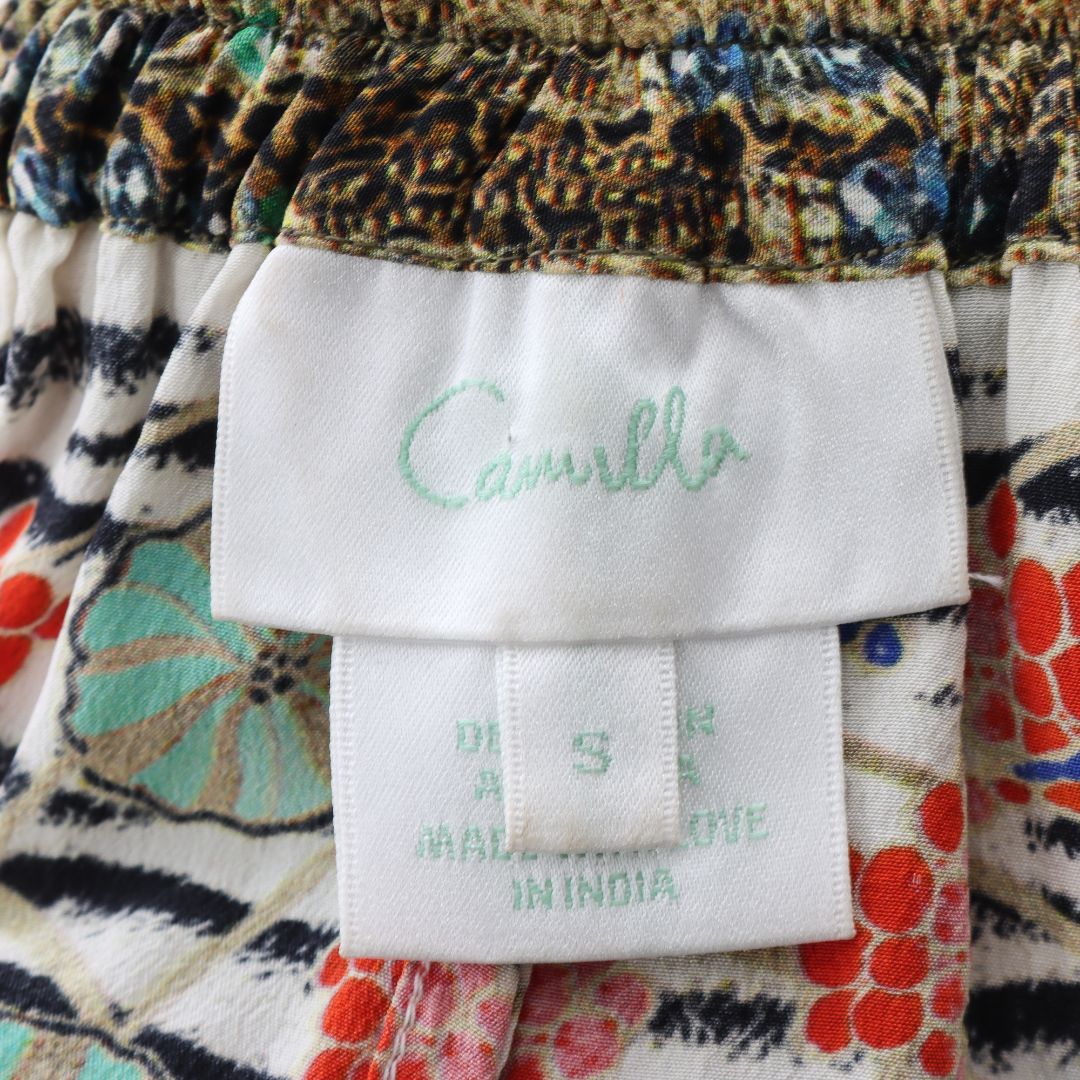 Camilla &#39;Cosmic Conflict&#39; Silk Shorts Size Small