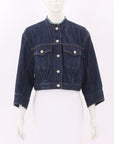 Dries Van Noten Cropped Denim Jacket Size 38 | AU 10